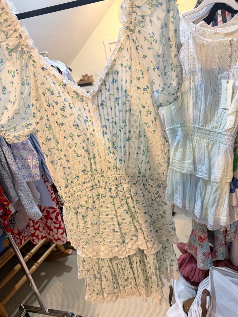 Loveshackfancy Carlo Dress in Bonnet Blue - Picture 5 of 5